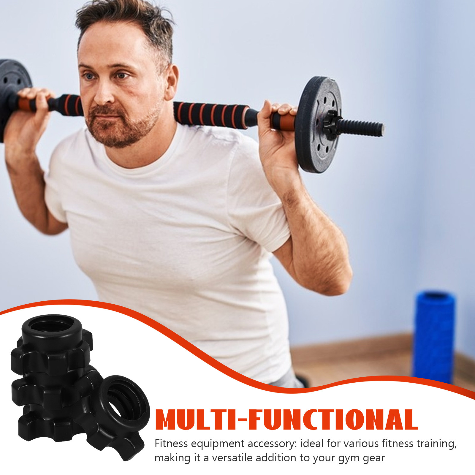 Sports Equipment Vending Machine - 4 Pcs Plastic Nut Dumbbell Bar