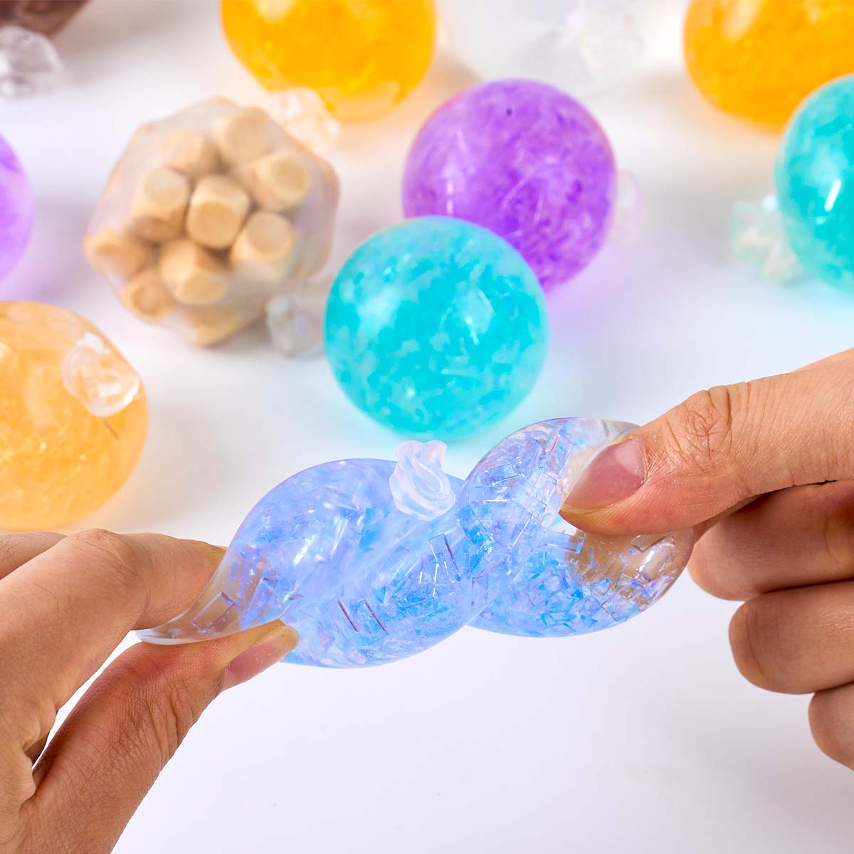 6Pcs Transparent Soft TPR Empt - Bocce Ball Set 评论和价格