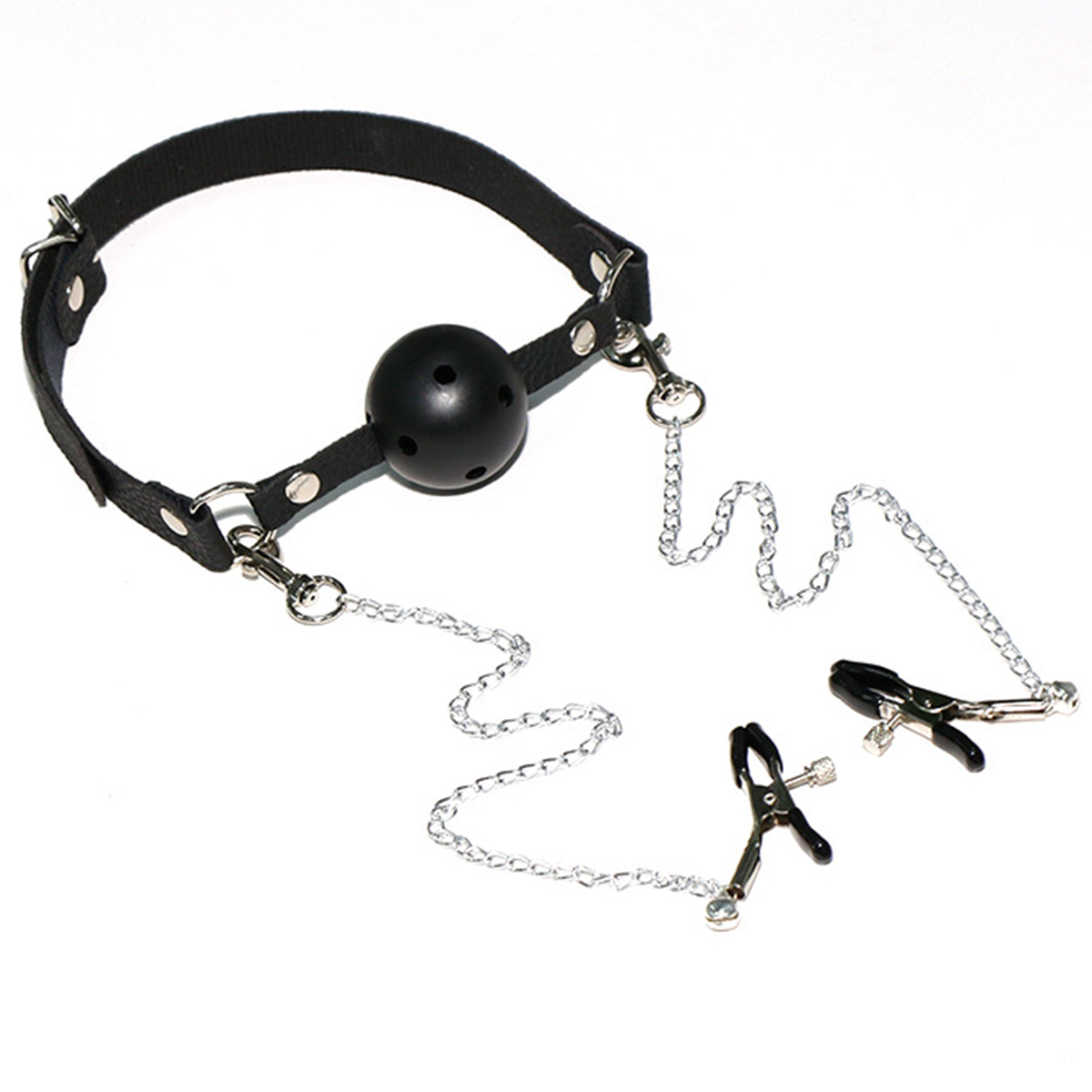 SM Mouth Gag Nipple Clamp BDSM - Bocce Ball Set 评论和价格